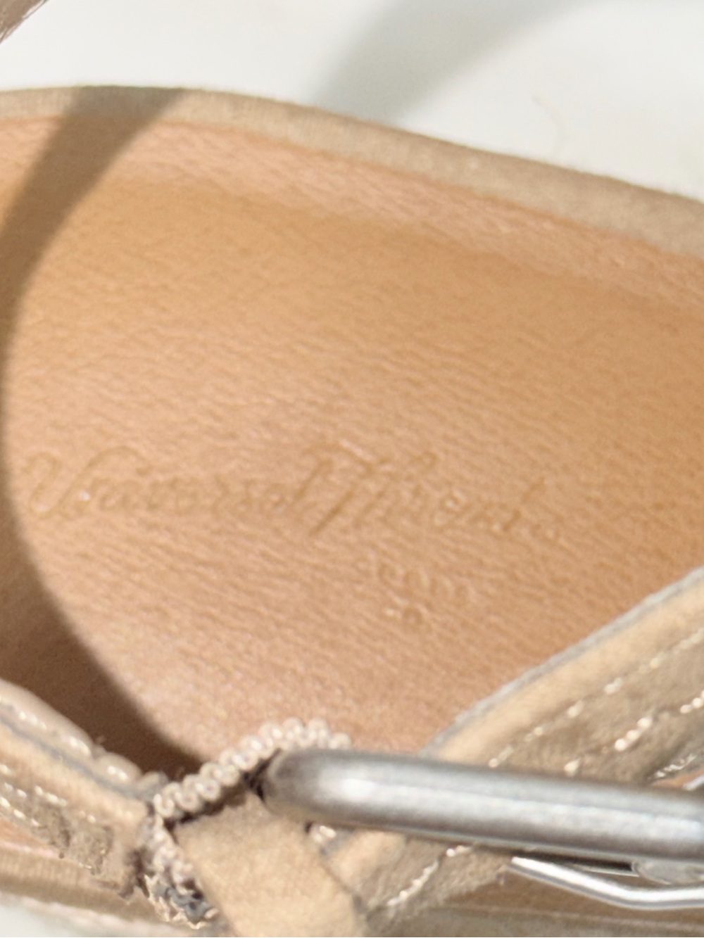 Universal Thread Beige Suede Espadrille Platform Wedge Sandals Peep Toe Size 11 - Picture 11 of 13